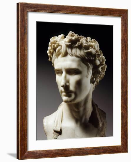 Augustus, 63 BC-14 AD, Roman emperor-null-Framed Photographic Print