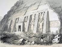 Exterior of the North Temple, Ebsamboul, Nubia, C1850-Augustus Butler-Framed Giclee Print