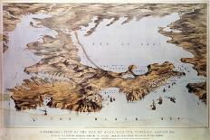 Panoramic View of the Sea of Azof Showing the Allied Position, from Government Charts and Plans-Augustus Butler-Framed Giclee Print