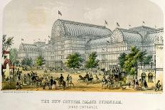 The New Crystal Palace Sydenham, Grand Entrance, Pub. 1854-Augustus Butler-Giclee Print
