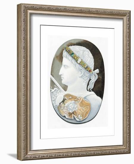 Augustus Caesar - Gaius Julius Caesar Octavianus (63 BC-14 A), First Roman Emperor-null-Framed Giclee Print