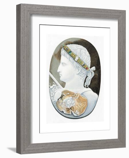 Augustus Caesar - Gaius Julius Caesar Octavianus (63 BC-14 A), First Roman Emperor-null-Framed Giclee Print