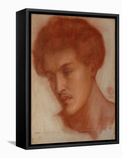 Augustus Howell, 1867 (Red Chalk on Paper)-Dante Gabriel Rossetti-Framed Premier Image Canvas