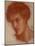 Augustus Howell, 1867 (Red Chalk on Paper)-Dante Gabriel Rossetti-Mounted Giclee Print