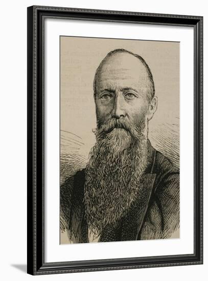 Augustus Le Plongeon (1825-1908) British-American Photographer and Antiquarian.-null-Framed Giclee Print