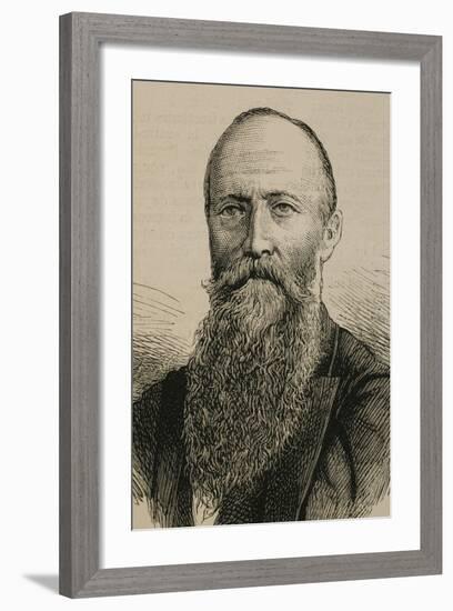 Augustus Le Plongeon (1825-1908) British-American Photographer and Antiquarian.-null-Framed Giclee Print