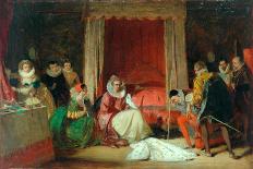 The Death of Buckingham, 1850S-Augustus Leopold Egg-Framed Giclee Print