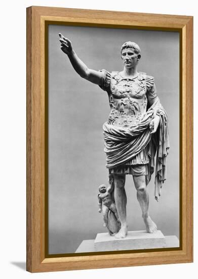 Augustus of Prima Porta Ancient Roman Statue-null-Framed Premier Image Canvas