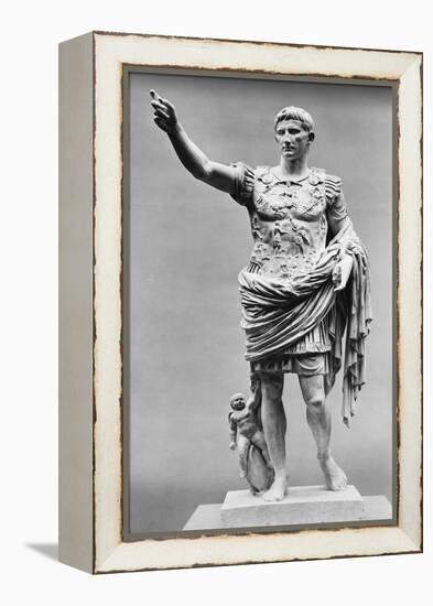 Augustus of Prima Porta Ancient Roman Statue-null-Framed Premier Image Canvas