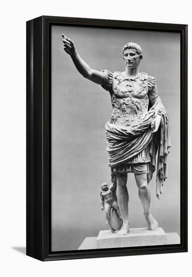 Augustus of Prima Porta Ancient Roman Statue-null-Framed Premier Image Canvas