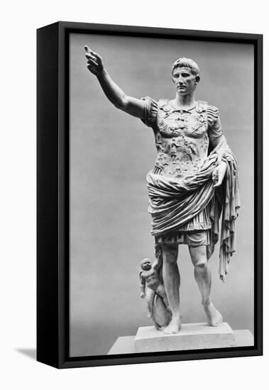 Augustus of Prima Porta Ancient Roman Statue-null-Framed Premier Image Canvas