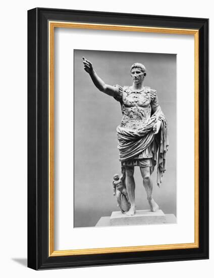 Augustus of Prima Porta Ancient Roman Statue-null-Framed Photographic Print