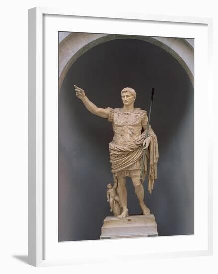 Augustus of Prima Porta, circa 20 BC-null-Framed Giclee Print