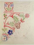 Floral Design for the House of Lords' Library-Augustus Welby Northmore Pugin-Giclee Print