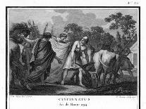 Cincinnatus is Called from the Plow to Serve as Consul-Augustyn Mirys-Photographic Print