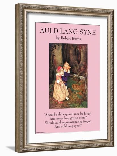 Auld Langs Syne-null-Framed Art Print
