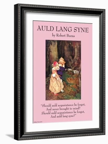 Auld Langs Syne-null-Framed Art Print