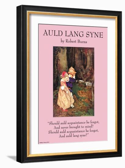 Auld Langs Syne-null-Framed Art Print