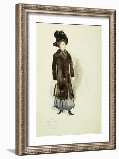 Aunt Ellen, 1910-Charles Demuth-Framed Giclee Print