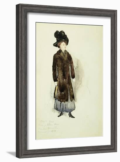 Aunt Ellen, 1910-Charles Demuth-Framed Giclee Print