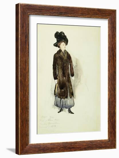 Aunt Ellen, 1910-Charles Demuth-Framed Giclee Print