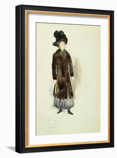 Aunt Ellen, 1910-Charles Demuth-Framed Giclee Print