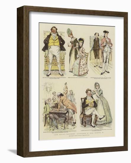 Aunt Keziah's Elopement-Hugh Thomson-Framed Giclee Print