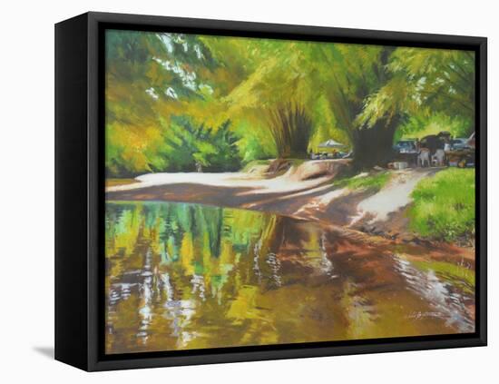 Auntie Janet's Kindness  2017  (oil on linen)-Colin Bootman-Framed Premier Image Canvas