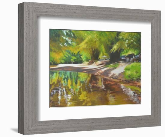 Auntie Janet's Kindness  2017  (oil on linen)-Colin Bootman-Framed Premium Giclee Print