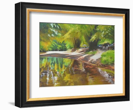 Auntie Janet's Kindness  2017  (oil on linen)-Colin Bootman-Framed Premium Giclee Print