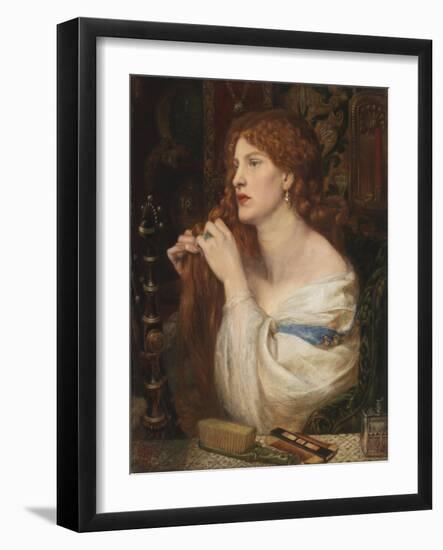 Aurelia (Fazio's Mistress)-Dante Gabriel Rossetti-Framed Giclee Print
