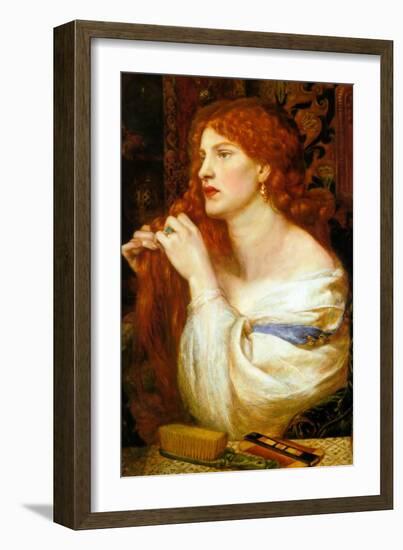 Aurelia; Fazio's Mistress-Dante Gabriel Rossetti-Framed Art Print