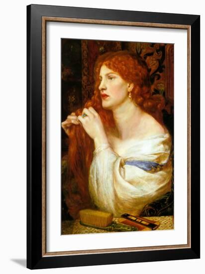 Aurelia; Fazio's Mistress-Dante Gabriel Rossetti-Framed Art Print