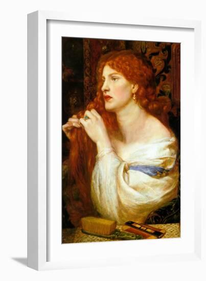 Aurelia; Fazio's Mistress-Dante Gabriel Rossetti-Framed Art Print