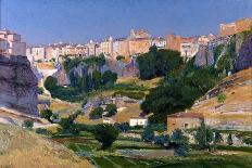 The Banks of the River Manzanares, 1912-Aureliano De Beruete-Giclee Print