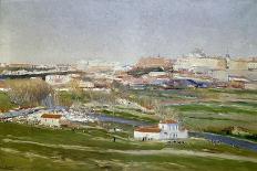 View of the Guadarrama from El Plantío De Infantes, 1910-Aureliano De Beruete-Giclee Print