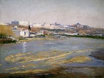 The Banks of the River Manzanares, 1912-Aureliano De Beruete-Giclee Print