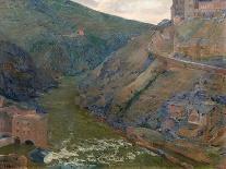 The Banks of the River Manzanares, 1912-Aureliano De Beruete-Giclee Print