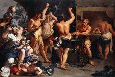 Samson Slaying Philistines-Aureliano Milani-Framed Premier Image Canvas