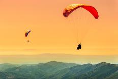 Duo Paragliding Flight-Aurelien Laforet-Premier Image Canvas