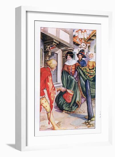 Aurelius Hastened to Dorigen-Anne Anderson-Framed Giclee Print