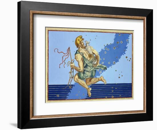 Auriga, the Constellation of the Northern Hemisphere, from "Uranometria"-Johann Bayer-Framed Giclee Print