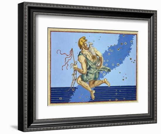 Auriga, the Constellation of the Northern Hemisphere, from "Uranometria"-Johann Bayer-Framed Giclee Print