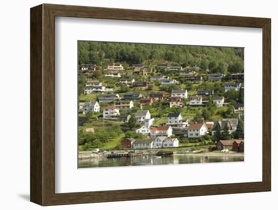 Aurlandsvangen, Aurlandsfjord, Sognefjord, Norway, Scandinavia, Europe-Tony Waltham-Framed Photographic Print