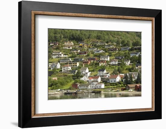 Aurlandsvangen, Aurlandsfjord, Sognefjord, Norway, Scandinavia, Europe-Tony Waltham-Framed Photographic Print