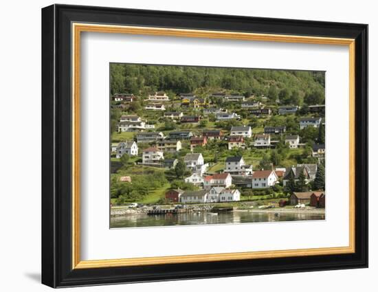 Aurlandsvangen, Aurlandsfjord, Sognefjord, Norway, Scandinavia, Europe-Tony Waltham-Framed Photographic Print