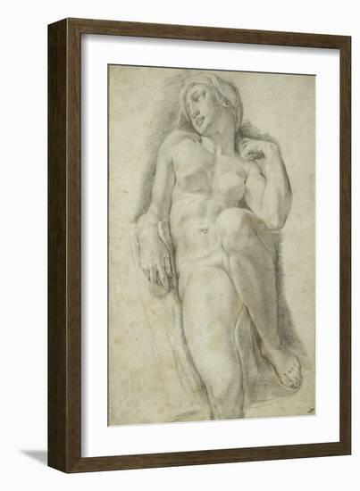 Aurora, after Michelangelo Buonarroti-Francesco De Rossi Salviati Cecchino-Framed Giclee Print