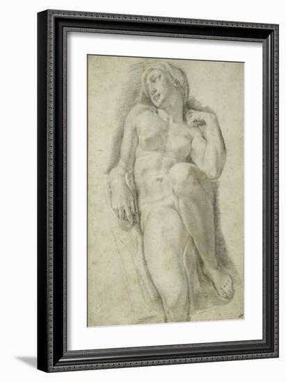 Aurora, after Michelangelo Buonarroti-Francesco De Rossi Salviati Cecchino-Framed Giclee Print