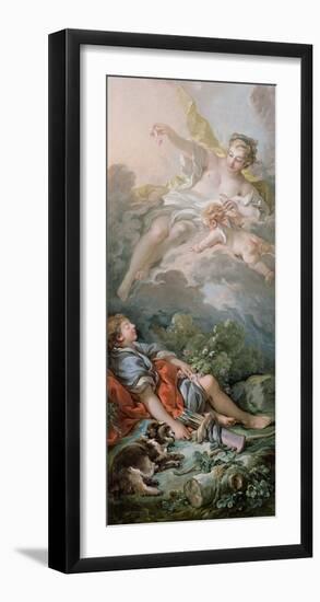 Aurora and Cephalus (detail)-Francois Boucher-Framed Art Print