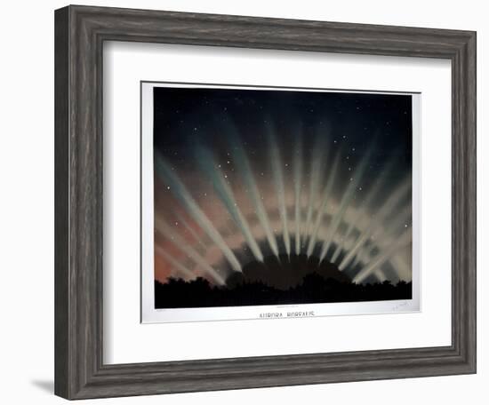 Aurora Borealis, 1872-Science, Industry and Business Library-Framed Photographic Print